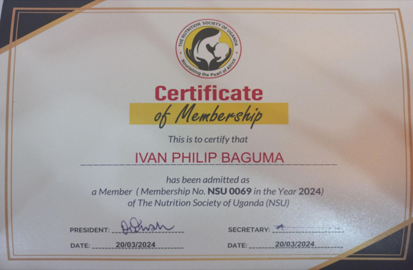Nutrition Society of Uganda — Member