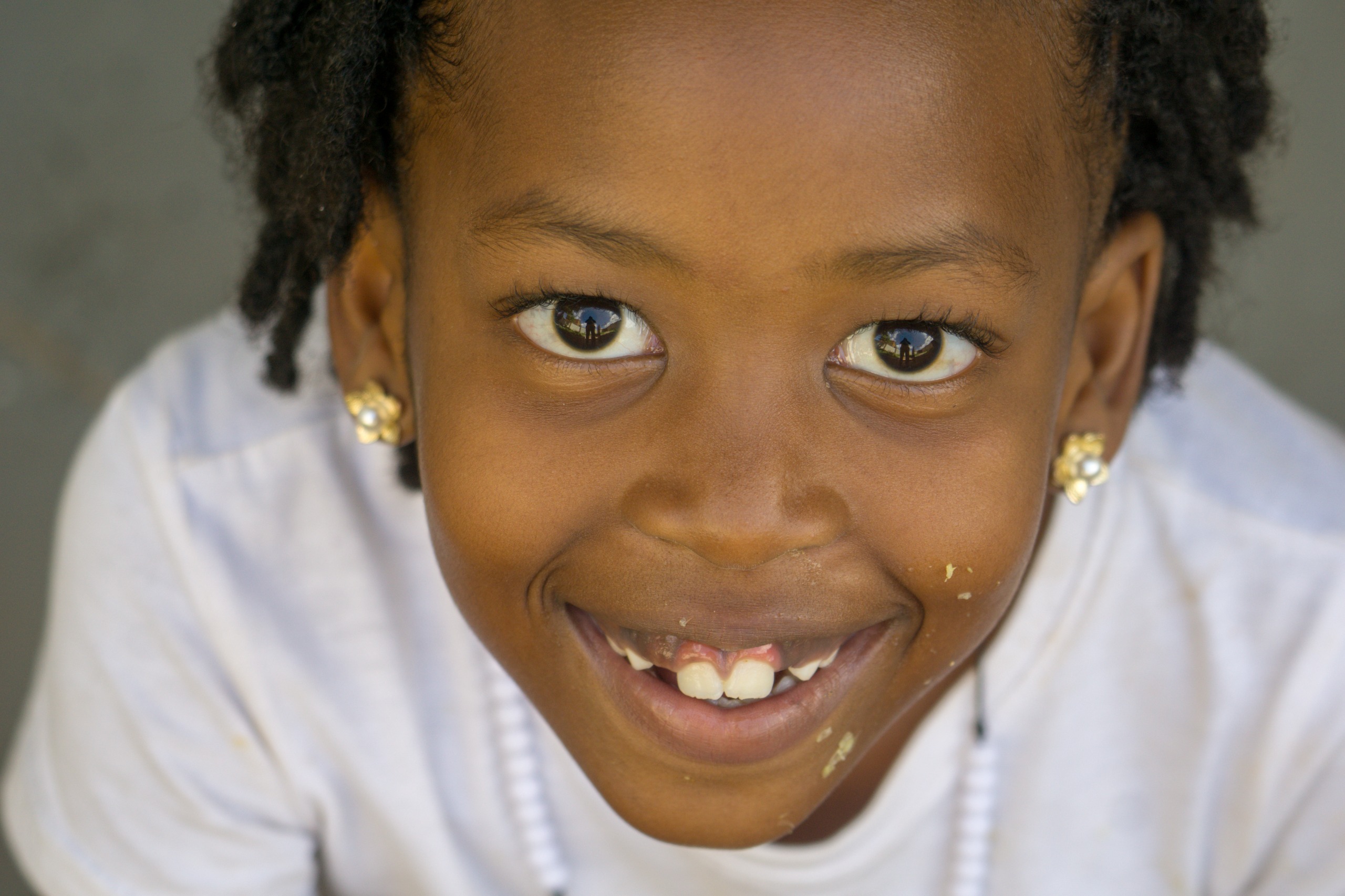 A smiling child
